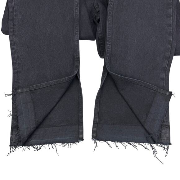 NWT RE/DONE Originals 70's High Rise Skinny Boot Jean Size 25 Washed Black - Picture 7 of 8